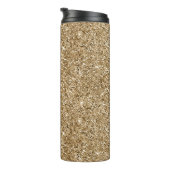 Gouden Glitz Sparkle Glam Thermosbeker (Geroteerd rechts)