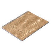 Gouden Glitzy Glitter Zebra Print Notitieboek (Linkerzijde)
