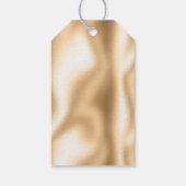 Gouden Glitzy Leopard Dierlijke Glam Cadeaulabel (Achterkant)