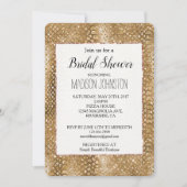 Gouden Glitzy Slangenhuid Dierlijke Glamour Kaart (Voorkant)