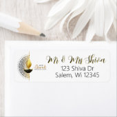 Gouden gloed: een Diwali-zegen Etiket (Insitu)