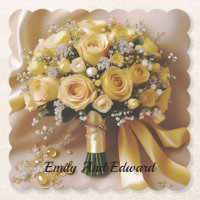 Gouden gloed: een honingzoete roos boeket van lief