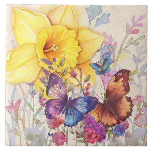 Gouden gloed: een symbool van vernieuwing tegeltje