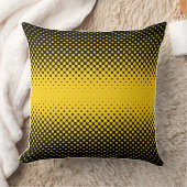 Gouden Gloed Halftone Stip Kinderkamer Kussen (Deken)
