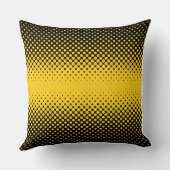 Gouden Gloed Halftone Stip Kinderkamer Kussen (Achterkant)