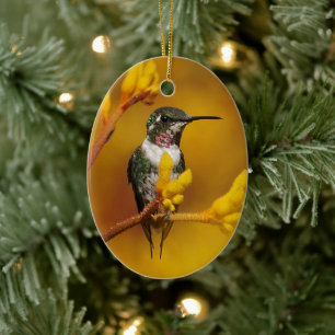 Gouden Gloed Keramisch Ornament