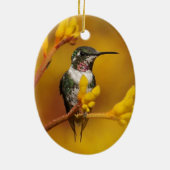 Gouden Gloed Keramisch Ornament (Achterkant)