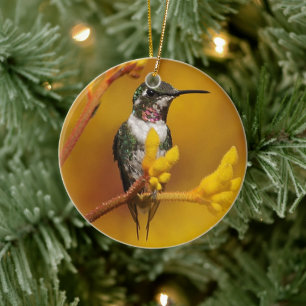 Gouden Gloed Keramisch Ornament