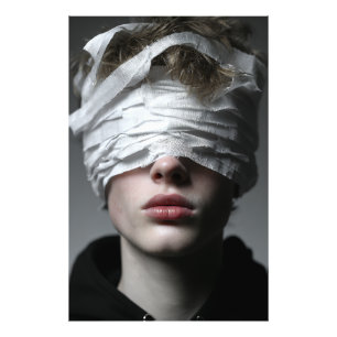 Gouden Gloed Melanine Fel Close-Up Foto Afdruk