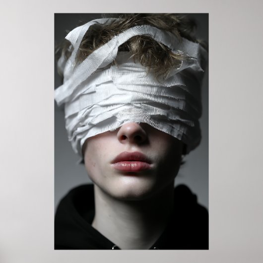 Gouden Gloed Melanine Fierce Close-Up Poster (Voorkant)