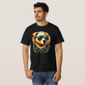 Gouden gloed – Retro Pup Edition T-shirt (Voorkant volledig)