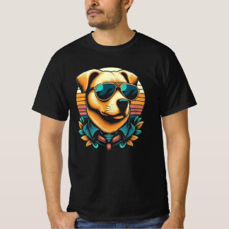 Gouden gloed – Retro Pup Edition T-shirt