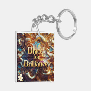 "Gouden gloed" Sleutelhanger