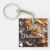 "Gouden gloed" Sleutelhanger (Voorkant)