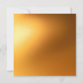 Gouden Gloed Uitnodiging 5.25" (Achterkant)