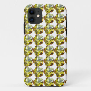 Gouden Glow – Gele Edelsteen Bloem Ontwerp Case-Mate iPhone Case