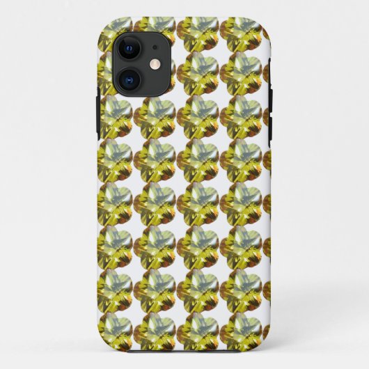Gouden Glow – Gele Edelsteen Bloem Ontwerp Case-Mate iPhone Case (Achterkant)