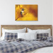 Gouden Glow Stretch Canvas Print (Insitu (Slaapkamer))
