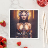 Gouden Godin Cyborg Servet (Insitu)