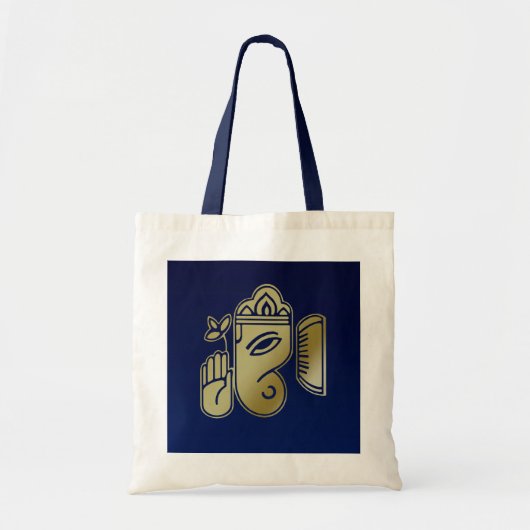 Gouden Godin Ganesha - Budget Tas (Voorkant)