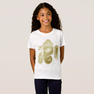 Gouden Godin Ganesha - Meisjes T-shirt