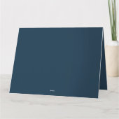 Gouden Godin in Art Nouveau Bloom Kaart (Achterkant)