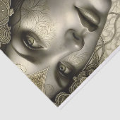 Gouden Godin Kunst Decoupage Tissuepapier (Detail)