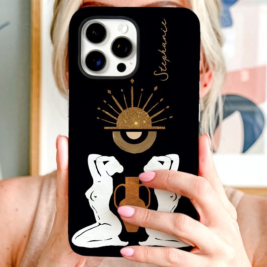 Gouden Godin Monogram Case-Mate iPhone Case