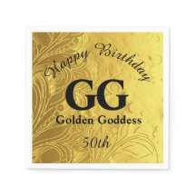 Gouden Godin Vier Gelukkig 50e Verjaardagsfeest