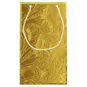 Gouden Godin Vier Gelukkig 50ste Verjaardagsfeest Klein Cadeauzakje (Achterkant)