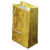 Gouden Godin Vier Gelukkig 50ste Verjaardagsfeest Klein Cadeauzakje (Achterkant Gekanteld)