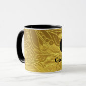 Gouden Godin Vier Gelukkig 50ste Verjaardagsfeest Mok (Voorkant links)