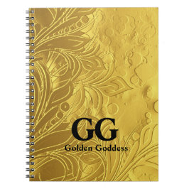 Gouden Godin Vier Gelukkig 50ste Verjaardagsfeest Notitieboek