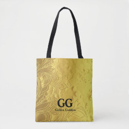 Gouden Godin Vier Gelukkig 50ste Verjaardagsfeest Tote Bag