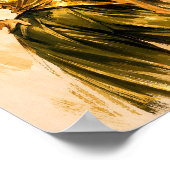 Gouden Godin Zon Mode Illustratie Kunst Poster (Hoek)