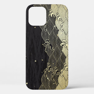 Gouden golf, papierachtige textuur. Case-Mate iPhone case