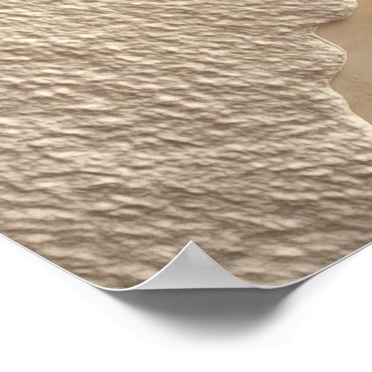 Gouden golf poster (Hoek)