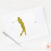 Gouden Golf Sticker (Envelop)