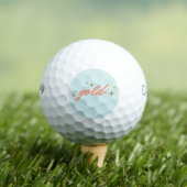gouden golfbal golfballen (Insitu Shirt)