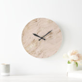 Gouden golven: Abstract marmer Grote Klok (Huis)