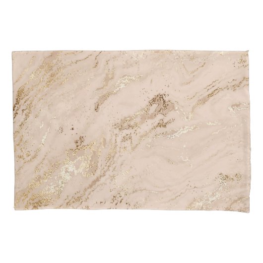 Gouden golven: Abstract marmer Kussensloop (Voorkant)