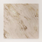 Gouden golven: Abstract marmer Legpuzzel (Horizontaal)