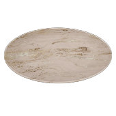 Gouden golven: Abstract marmer Snijplank (Hoek)