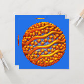 Gouden golven kaart (Voorkant / Achterkant in situ)