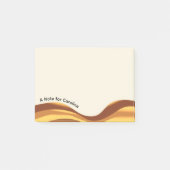 Gouden Golven Post-it® Notes (Voorkant)