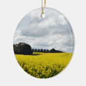 Gouden golven van Streatham Keramisch Ornament (Links)