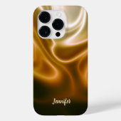 Gouden golven van zijde Case-Mate iPhone case (Achterkant)