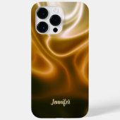 Gouden golven van zijde Case-Mate iPhone case (Achterkant)