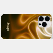 Gouden golven van zijde Case-Mate iPhone case (Achterkant (horizontaal))