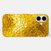 gouden golvende textuur Case-Mate iPhone case (Achterkant (horizontaal))